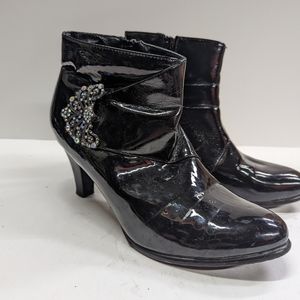 Embellished Glam kitten heels